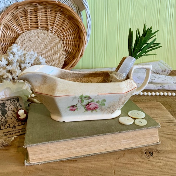 Antique Ceramic Pitcher 🥀 - Picture 1 of 13